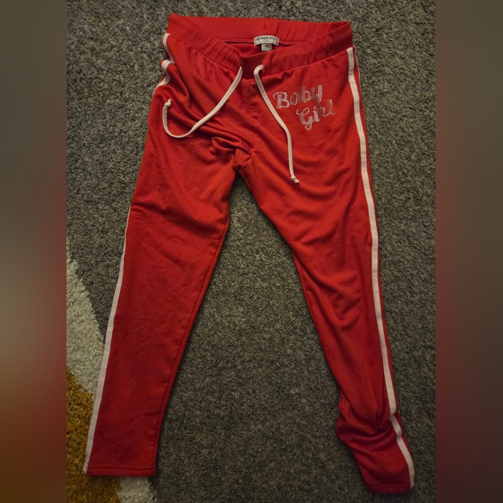 Baby Girl Red  Leggings